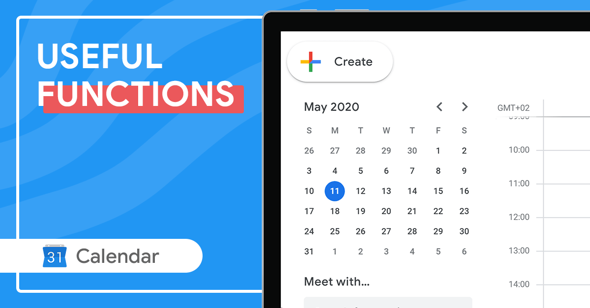 Useful functions in Google Calendar Fly On The Cloud