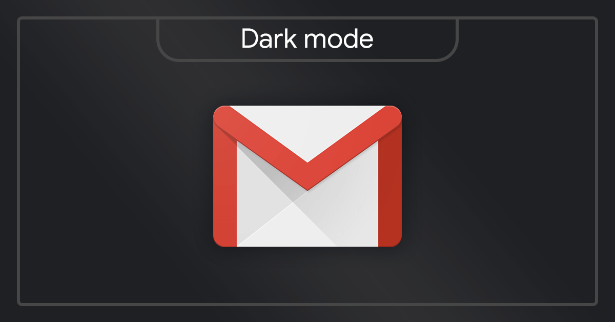 gmail app dark mode android
